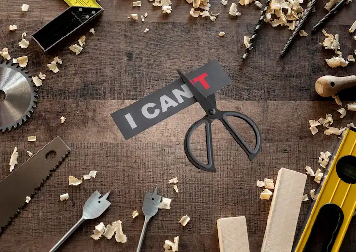 A workshop bench that serves as inspiration for woodworking projects.